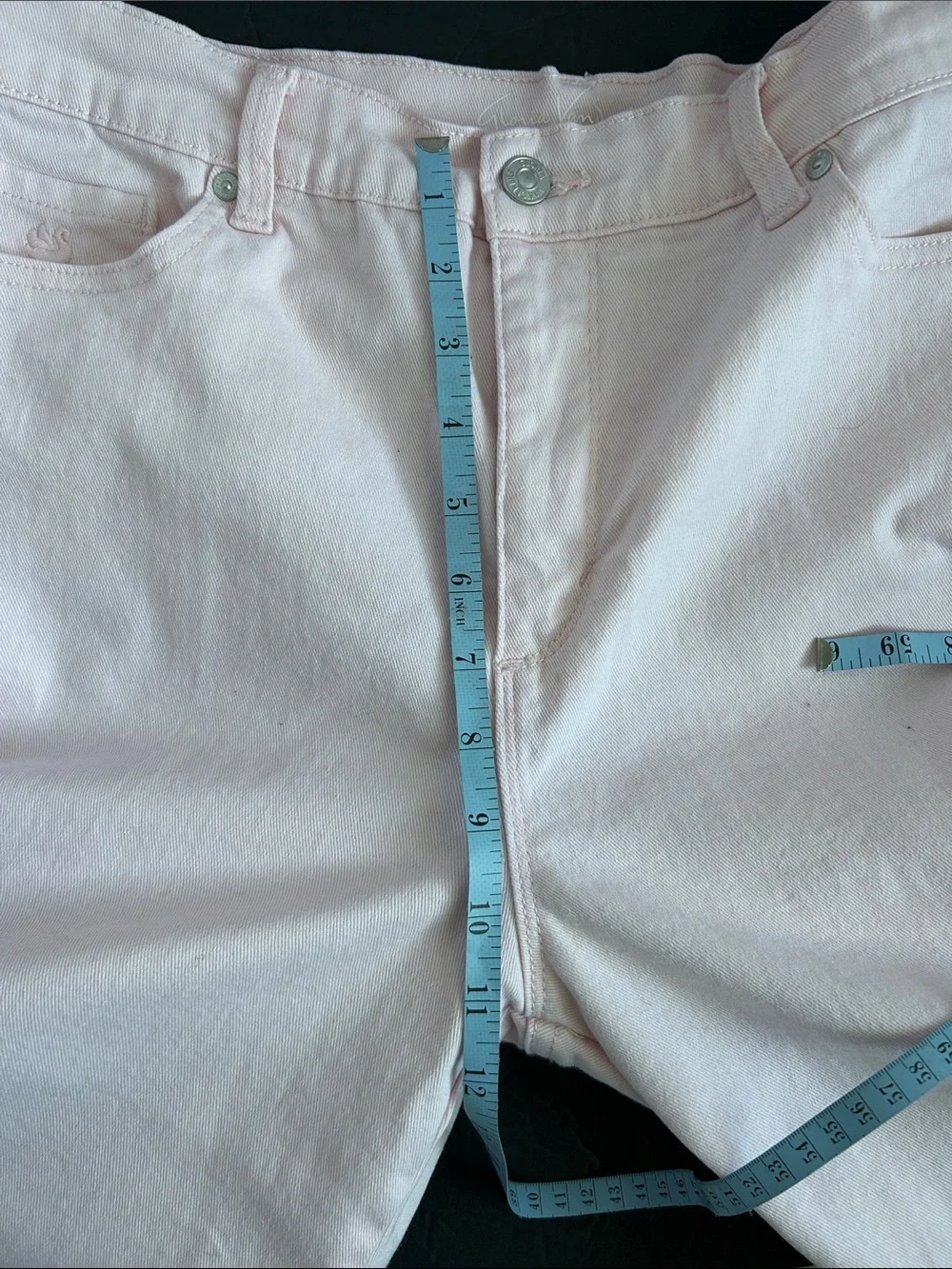 Gloria Vanderbilt Light Pink Cropped Jeans - Picture 10 of 12